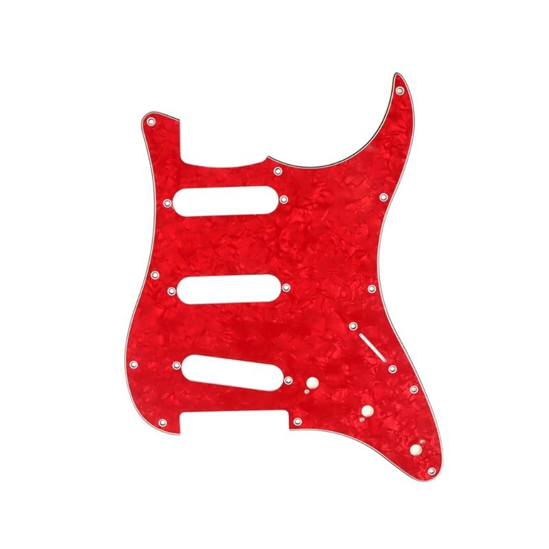 3-Ply 11Hole Electric Guitar Pickguard Anti-Scratch Pearl Plate Guard Cover for ST SQ Electric Guitar Accessories