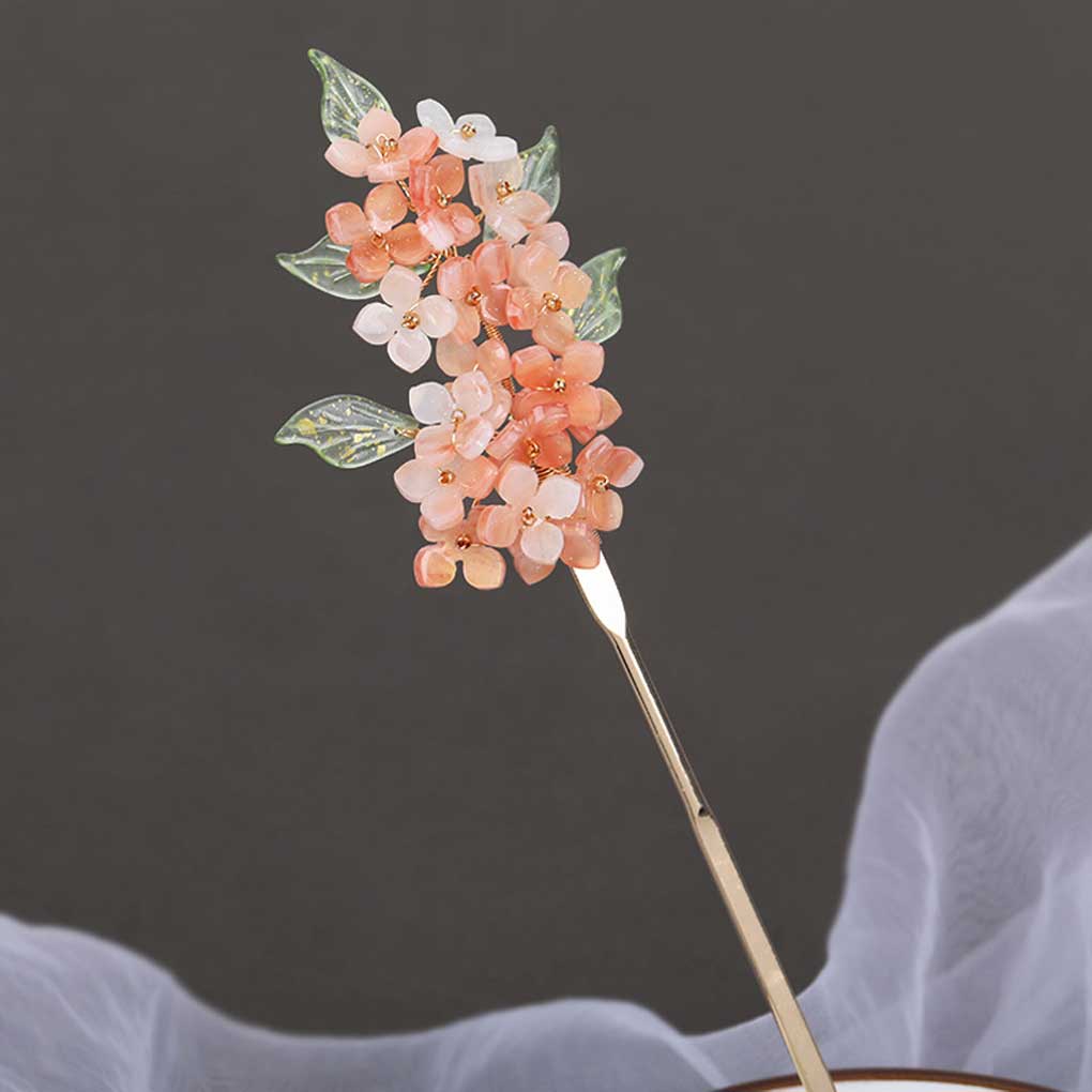 Hair Sticks Delicate Flower Design Chinese Handmade Hairpin Hanfu Dress Ancient Style Hairs Ornaments Decoration