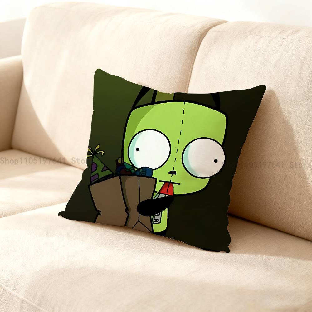 I-Invader Zim Pillow Case Cushion Cover Home Decor Birthday Gift Pillowcover