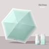 New Macaron Color Five-Fold Ultra-Light Sun Protection Compact Mini Umbrella with Buckle Handle