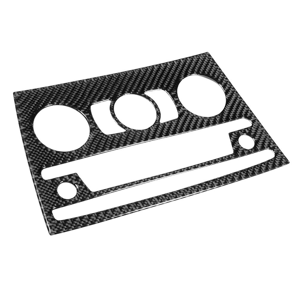 Bil Luftkonditionering CD Panel Trim Ram Kolfiber Dekor Passar för E84 X1 2011‑2015