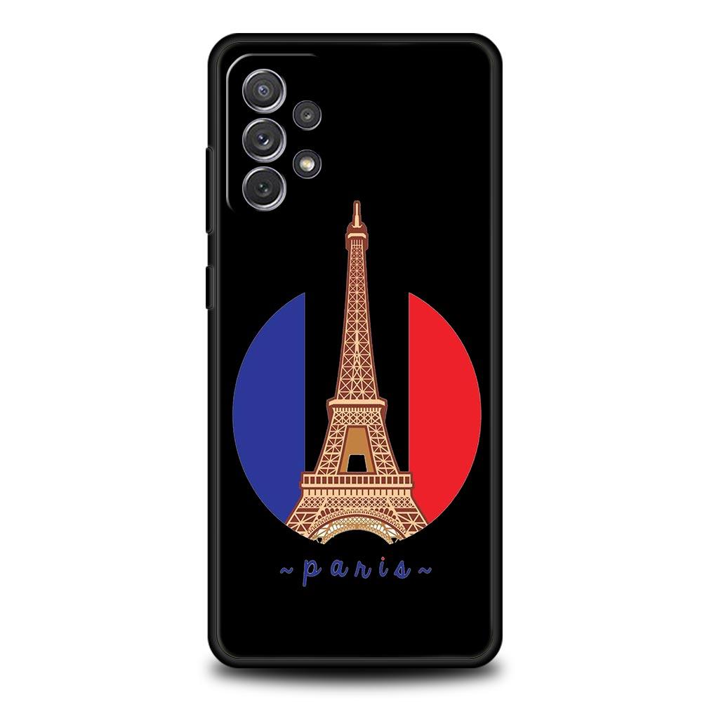 Phone Case For Samsung Galaxy A15 A13 A51 A71 A41 A31 A21S A03S A05 A35 A55 A23 A25 A33 A53 A73 5G Cover France Flag