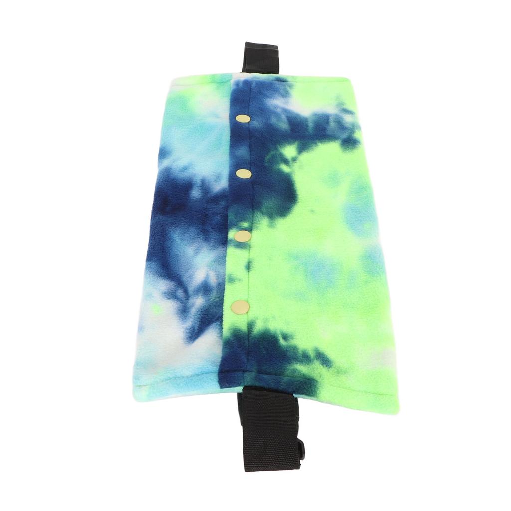 Reptile Sling Carrier Soft Coral Fleece Lizards Travel Sling Adjustable Strap Bearded Dragon Sling Small Pet Carrier