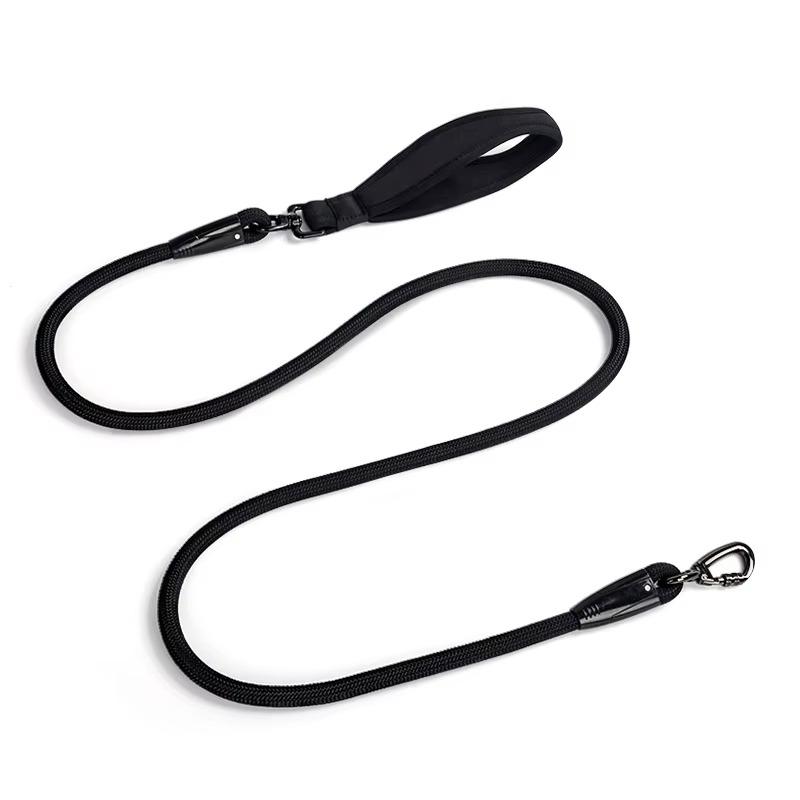 Shock Absorbing Bungee Dog Leash, Nylon Retractable Lead With Zinc Alloy Clip For Small Medium Dogs Walking Training