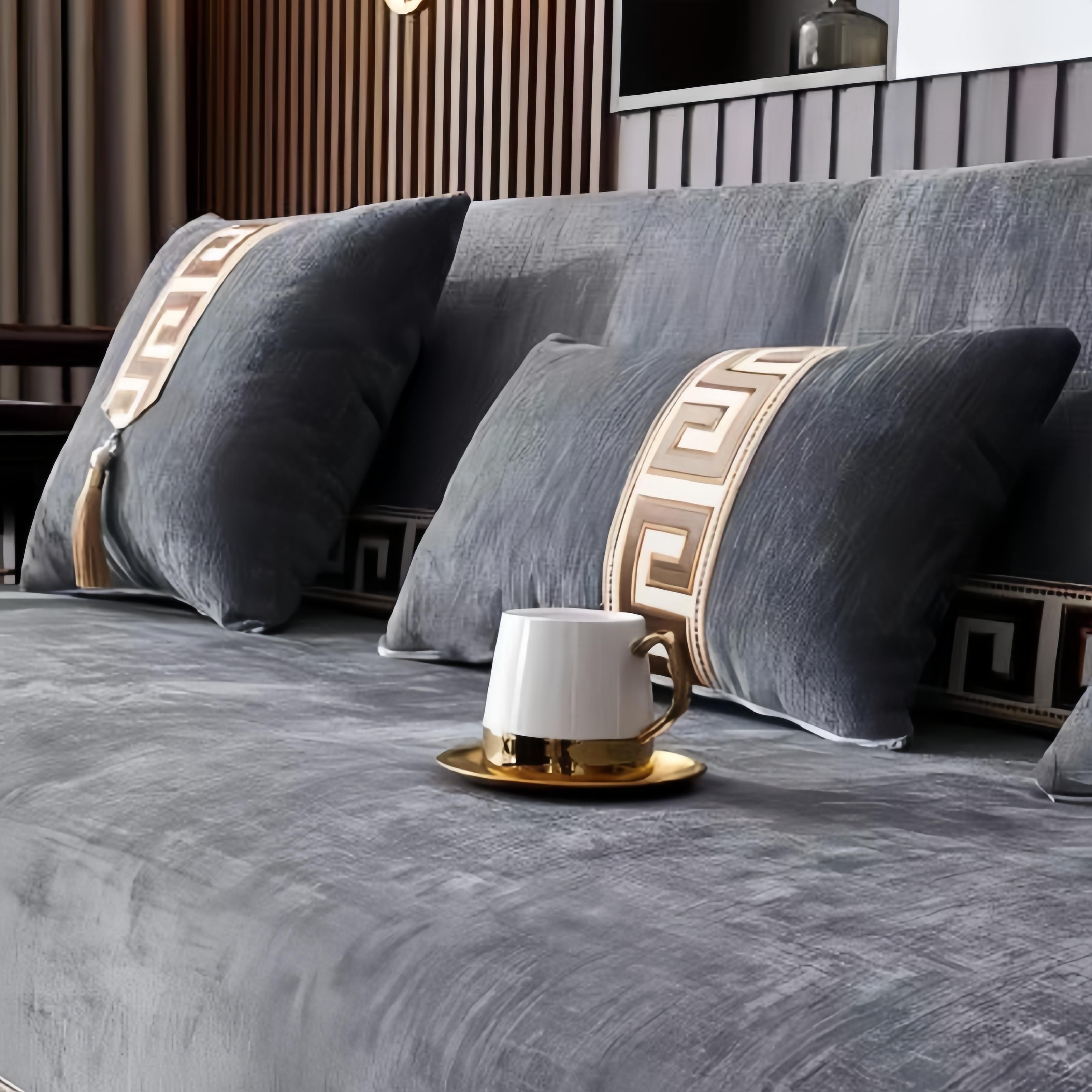 Чехол для дивана из роскошного шенилла в стиле бохо для всех сезонов противоскользящий подходит для домашних животных современный минималистский дизайн элегантный геометрический узор можно стирать в стиральной машине cushion - 45 45cm178 178 1880₽