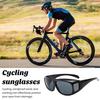 Gafas penetrantes infrarrojas para hombre, alta protección, a prueba de viento, resistentes al sol, gafas de sol para ciclismo, visión nocturna, gafas de sol de seguridad para conducir