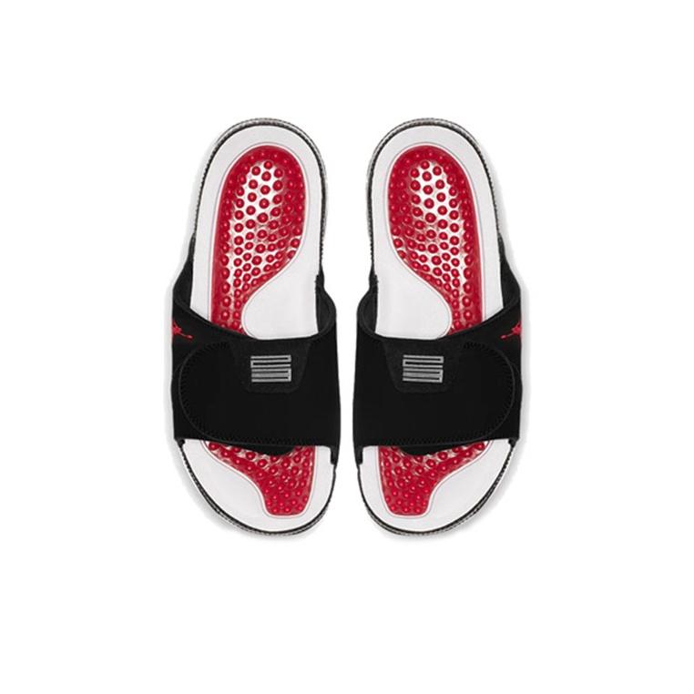 Air Jordan Hydro 11 Bred Bianco Scarpe da Ginnastica da Uomo Nero Varsity-Red AA1336-006