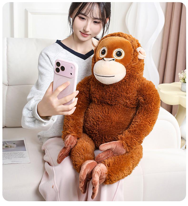 Plush Monkey Doll Curtain Tieback - Adorable Gift and Decorative Toy