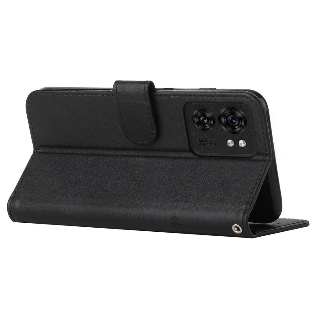 For Motorola Edge 40 5G Case Slim-Fit PU Leather Stand Phone Cover Wallet