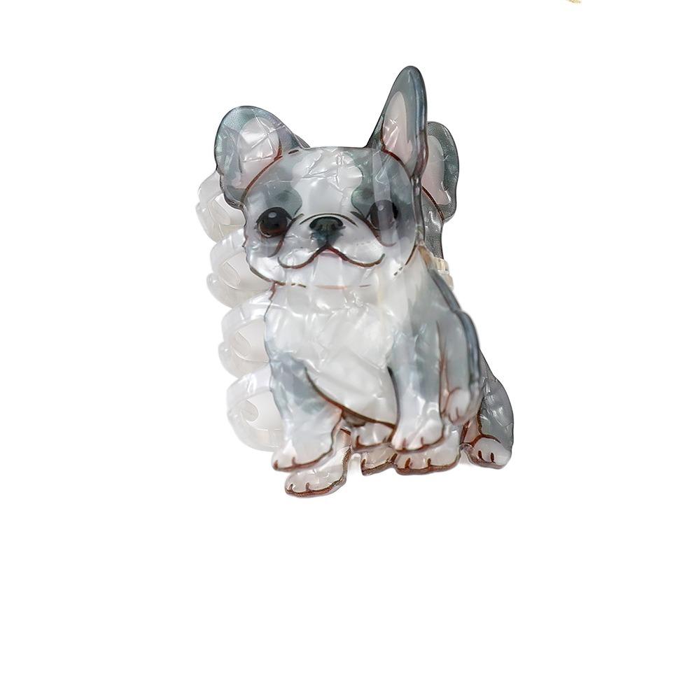 Cartoon Girls Hair Clip Printed Dog Kawaii Headdress Cartoon Shark Clip  Daily Wear