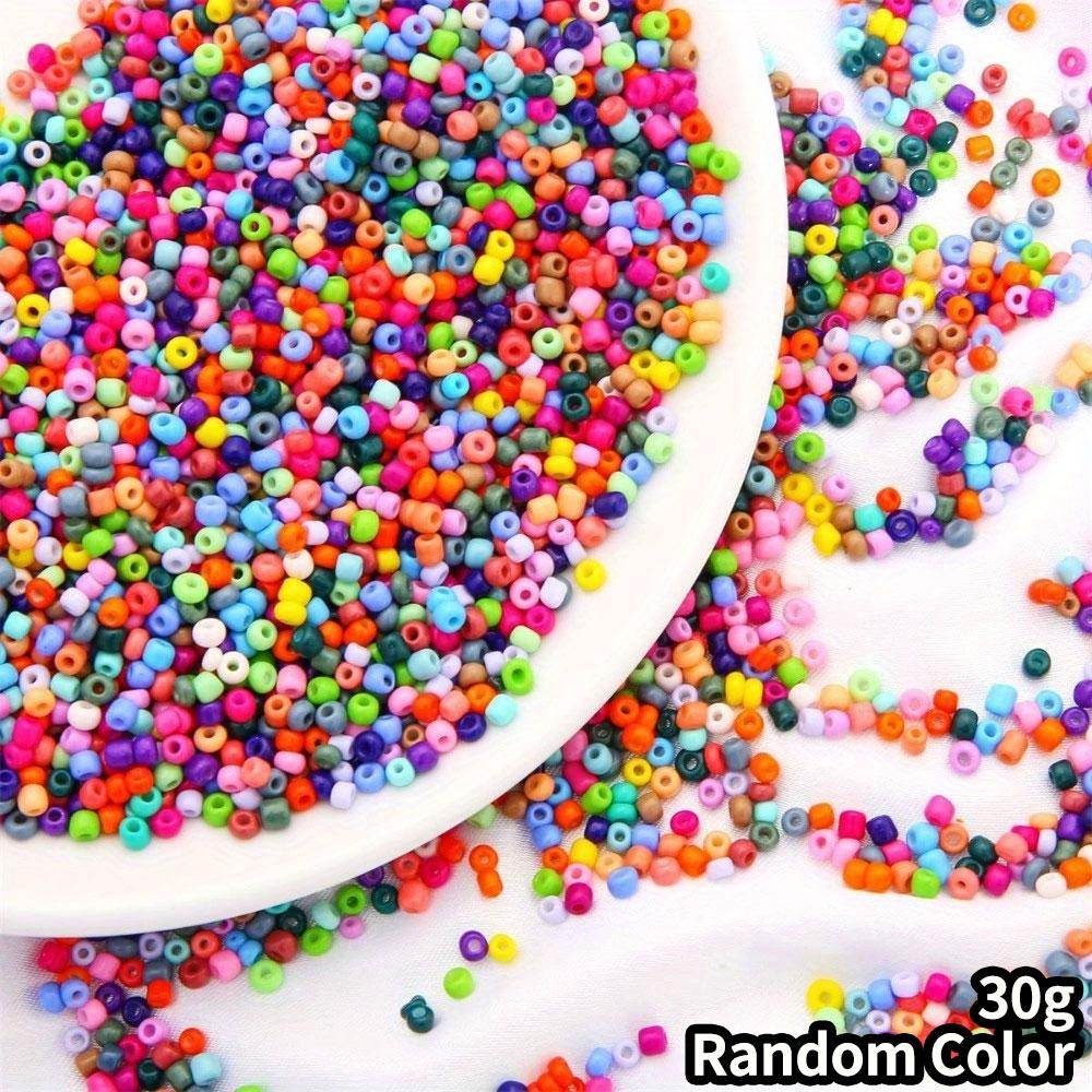 

30/50/100 г бисера россыпью, 4 мм бусины россыпью, технология изготовления бижутерии с интервальными бусинами россыпью, используется для браслетов своими руками 30g