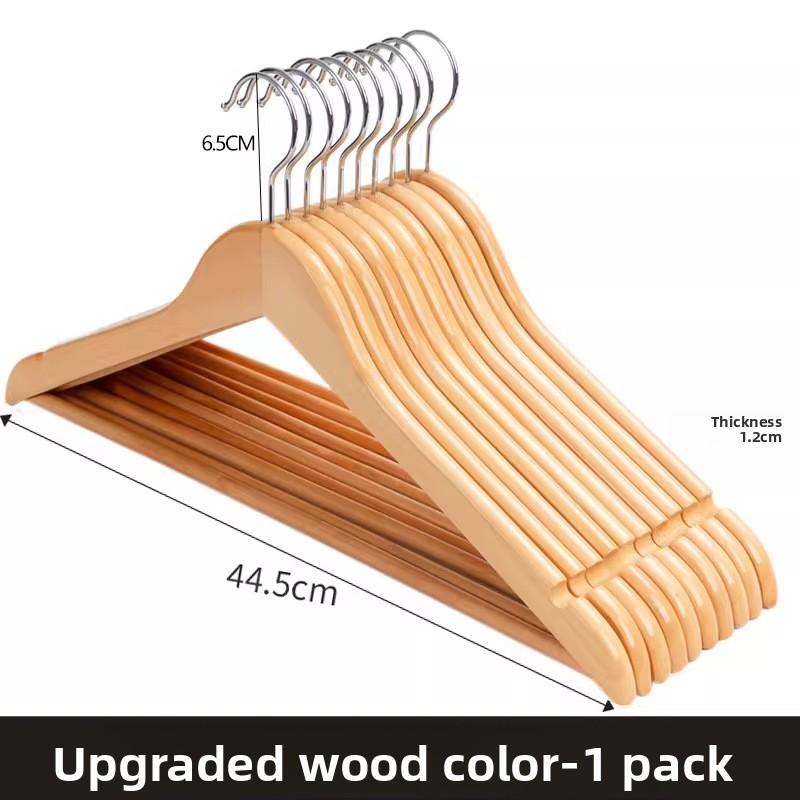 Solid Wood Clothes Hangers for Hanging Clothes, Wardrobes for Drying Clothes, Wooden Clothes Supports, Household Clothes Supports