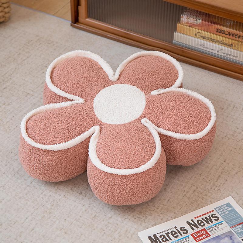 Cute Flower Seat Cushion Fart Cushion Student Chair Backrest Cushion Sun Flower Throw Pillow Bedroom Living Room Sofa Bay Window Cushion