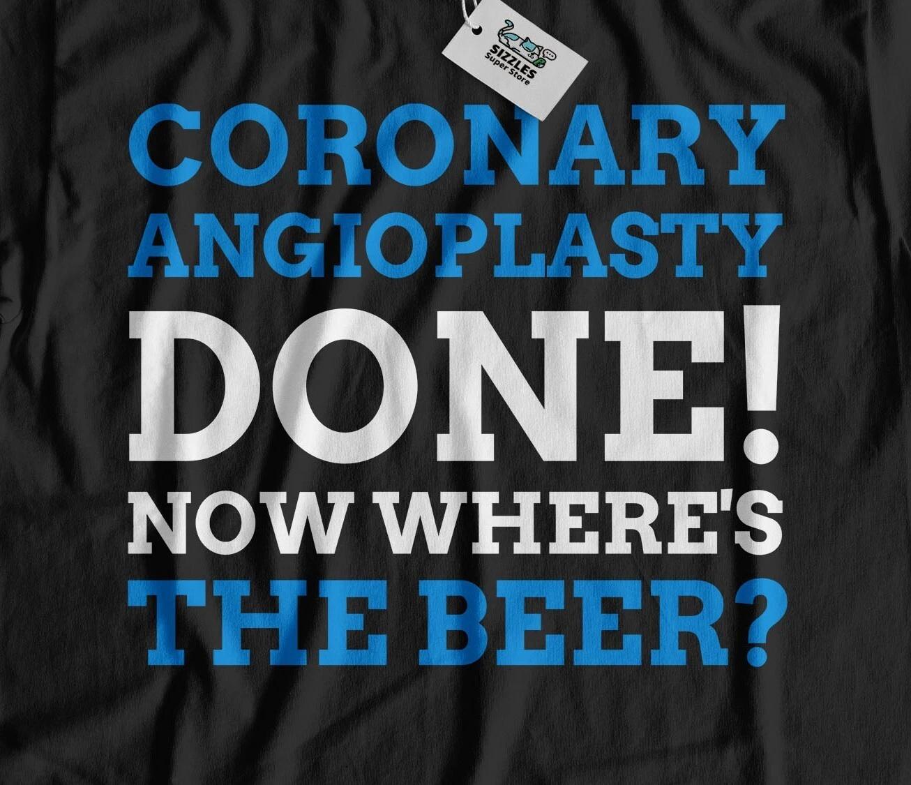 

Unisex Funny Stent Insertion T-Shirt Coronary Angioplasty & Artery Surgery Tee 4XL