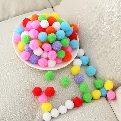 Learning Educational Soft Fluffy Balls Fluffy Poms Decorations DIY Sewing Craft Plush Craft Pompoms