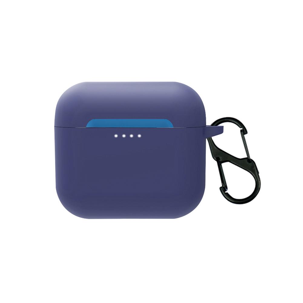 Earphone Soft Silicone Case with Carabiner for Skullcandy Indy Evo Charging Box Protector Shockproof Case