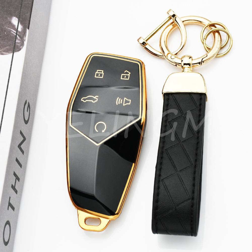 5 Button For Mg One Tpu Car Key Case Cover Remote Protection Shell Fob Holder Bag Interior Accessories