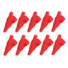 10Pcs J.60032 Banana Test Clip   Enclosed Electrical Test Clips with 4mm   for Electronic Instruments