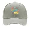 Colorful Daddy Love Girl Typography Sandwich Baseball Cap Sun Cap Outdoor Workouts Hat