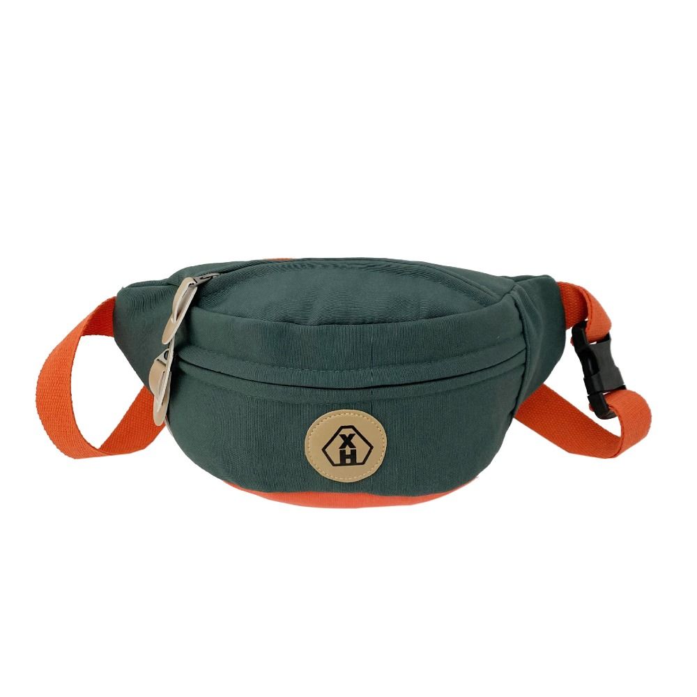 Nylon Canvas Chest Bag Harajuku Waist Bag Simple Canvas Crossbody Bag  Student