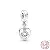 925 Sterling Sølv Hjerte & Mamma Dangle Dream Catcher Charm Fit OriginalNew Armbånd DIY Smykker For Dame Armbånd DiyBeads