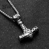 Evil Eye Repellent Jewelry 3Pcs Viking Necklace Hammer Spearhead Ax