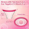 1ks Rose Sex Toy Vibrátor pro ženy 2v1 Lízání Sání Růžový Vibrátor Stimulátor Clits Bradavky Vakuová pumpa Přísavka Masážní přístroj s přísavkou 7 Licki
