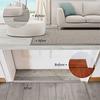 1PC 1mx3.5cm PVC Floor Joint Decorative Strip, Transition Strip from Carpet To Tile Floor, Wear-resistant and Machinable Flat