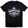 Motorhead '50 Years Ace Wings Emblem' Schwarzes T-Shirt - NEU