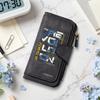 Stylish Printed Long Wallet Durable Casual Portable Multi Card Holder Purse