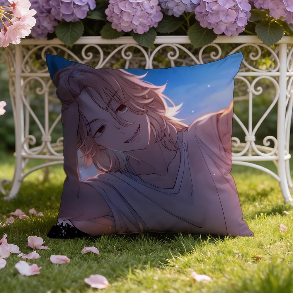 AnimeTokyo Revengers Cushion Cover Home & Car Dual-Scene Pillow Cover: Reversible for Premium Comfort