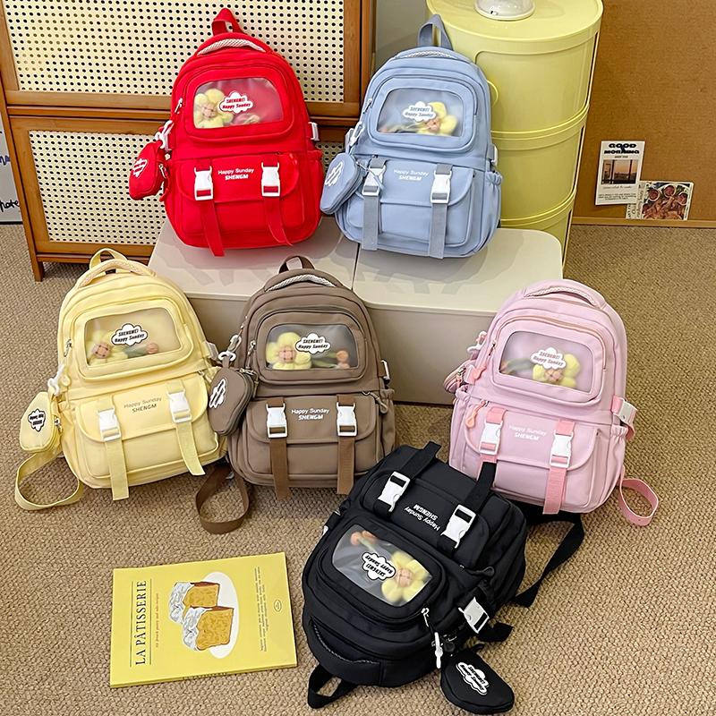 Women's Schoolbag Middle School Student Lightweight Small Backpack