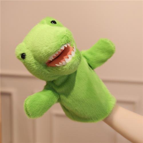 Lustige Handpuppe Rosa Schwein Affe Fuchs Waschbär Gelbe Ente Kapibara Frosch Hai Löwe Welpe Panda