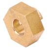 4Pcs 3MM Brass Wheel Hex Adapter Upgrage Parts for Axial SCX24 90081 1/24 RC Car