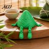 Playable Kneadable Toy 3D Printed Zongzi Fidget Toy, Cute Dragon Boat Festival Dumpling Figurine, Squeeze Rice Doll Stress Relief Desk Decor for