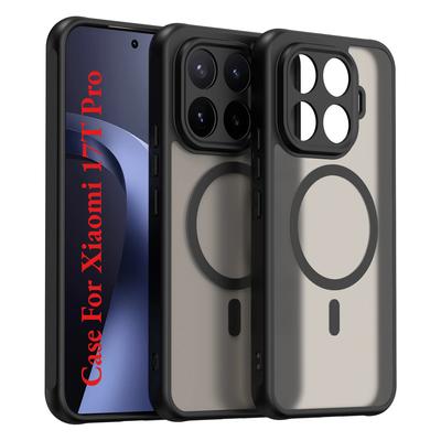 Luxury Translucent For Magsafe Case For 17T 15T Pro Poco M8 X8 Pro Max Magnetic Armor Cover For Redmi Note15 Pro Plus