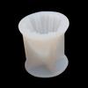 Handgefertigte Formen Einfache Silikonform Hochzeitskleidform Kerze Kuchen Dekoration DIY Aromatherapie Zubehör Kreative Geschenke