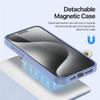 Wallet Case for iPhone 15 Pro Max - Leather/PU, Light Blue