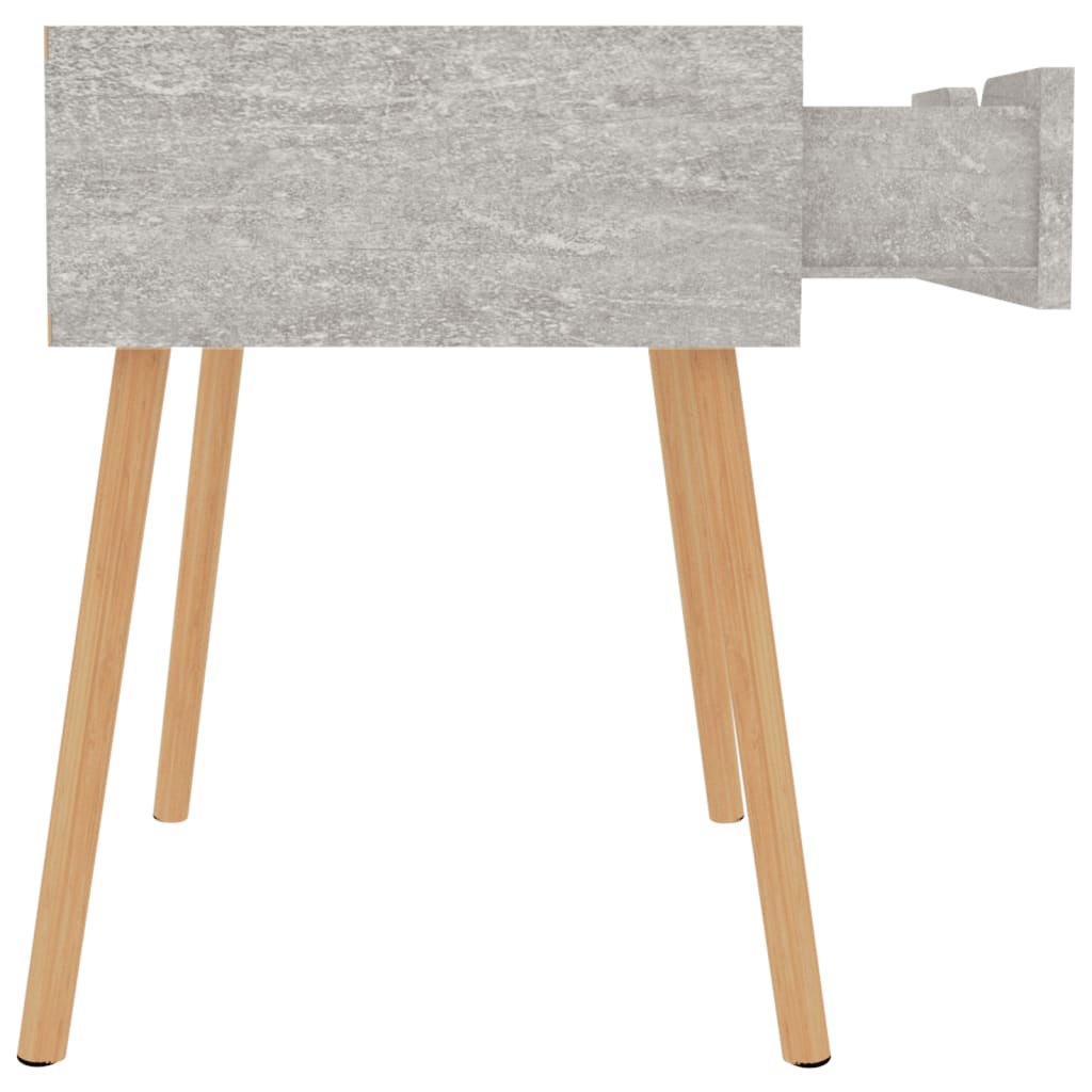 Vidaxl Szafka Nocna, Betonowy Szary, 40X40X56 Cm