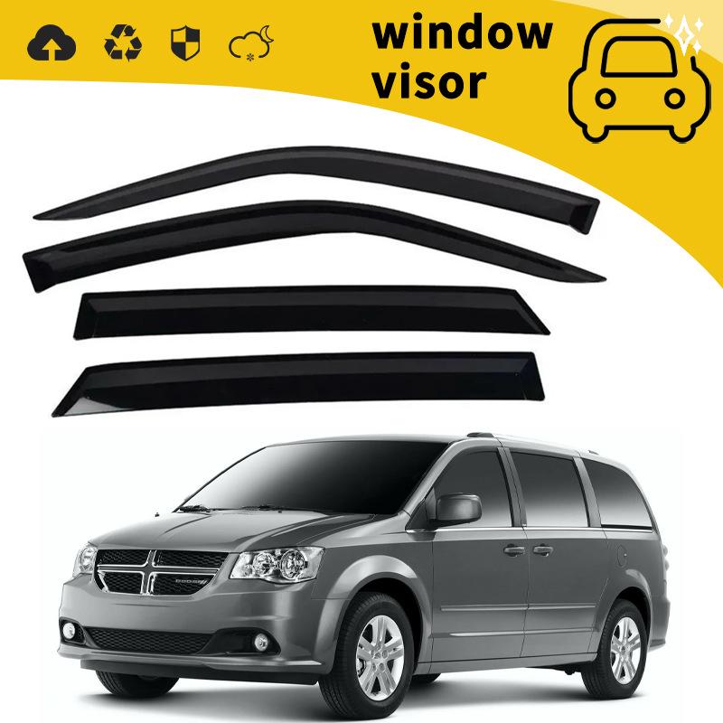 Dodge Caravan 2011-2017 Door Rain Guards & Window Visors