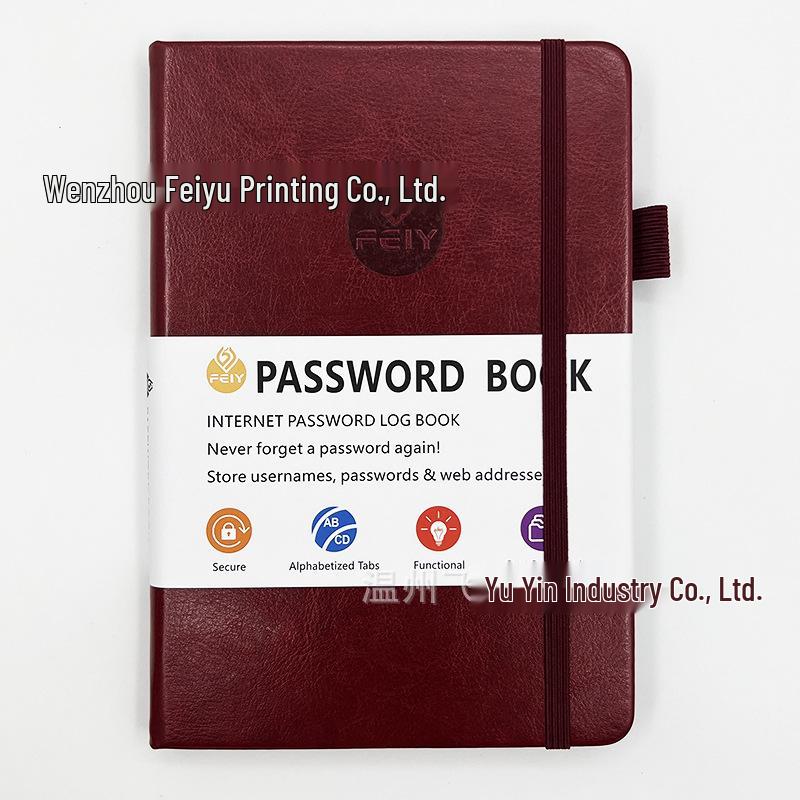 In Stock: English Password, Address & Telephone Book - Cross-border Festival Notebook