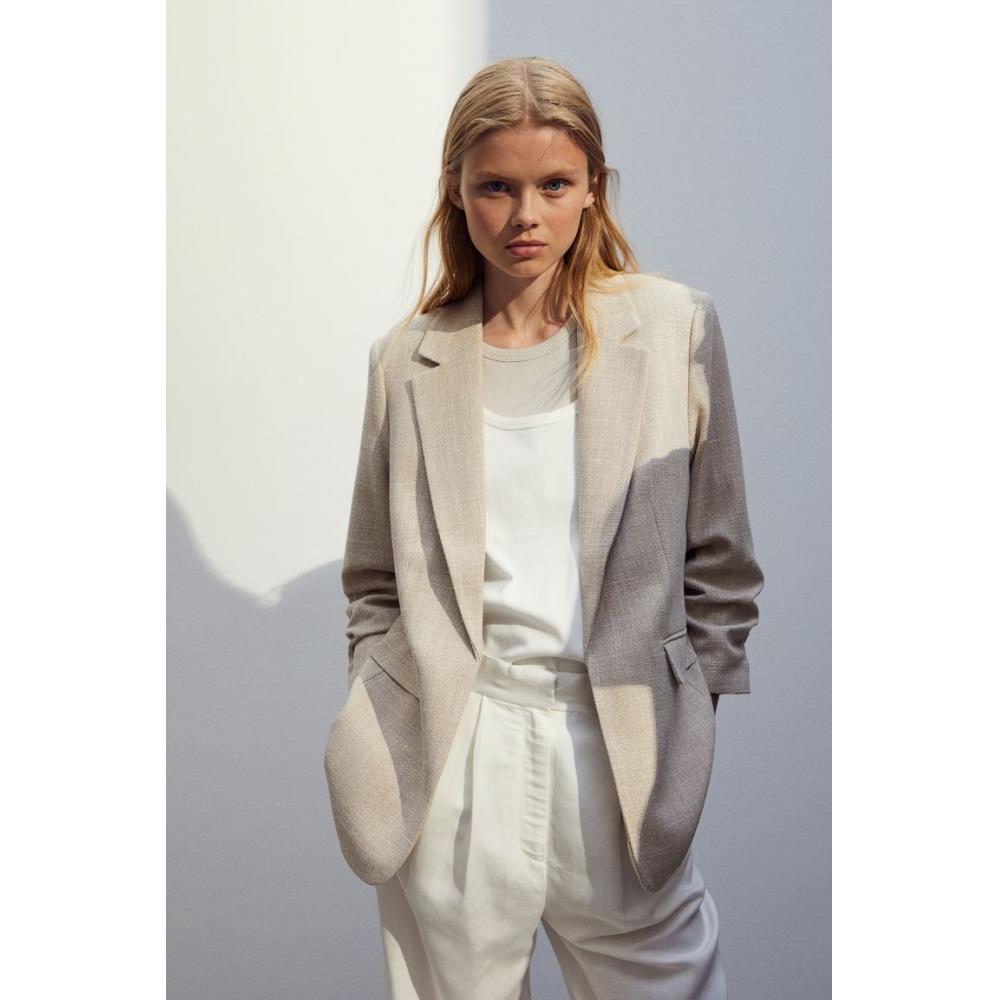 

HM Куртка с присборенными рукавами светло-бежевый