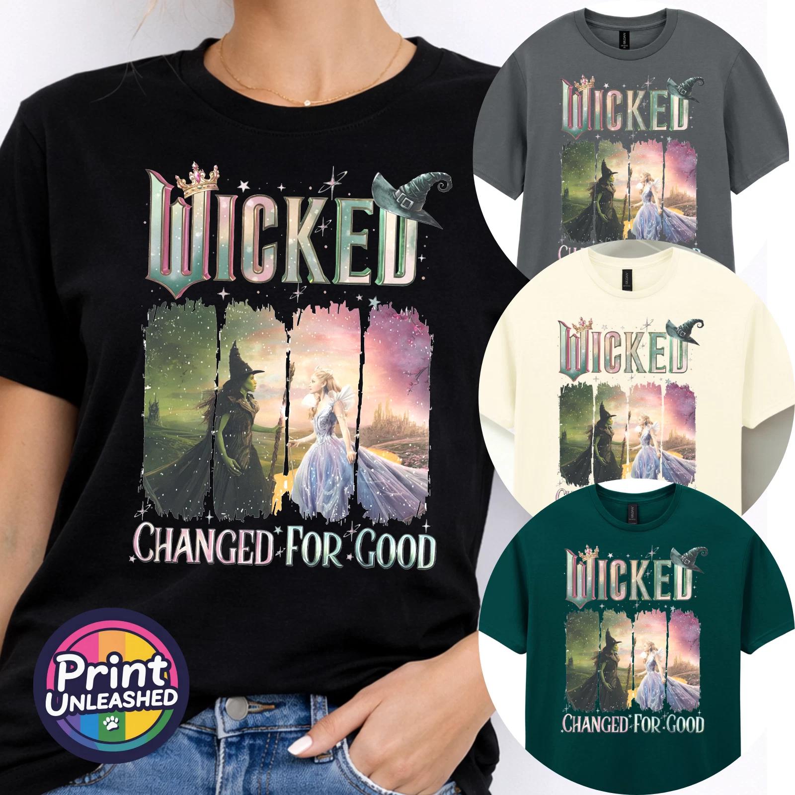 Changed for Good T-Shirt Wicked Graphic Tee Unisex S-2XL Musical Movie Tee S