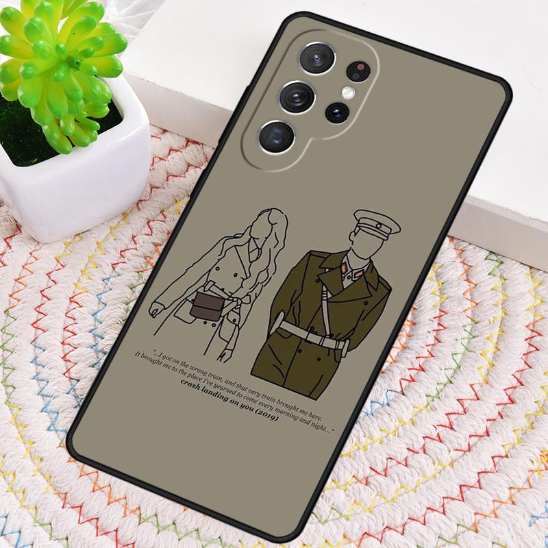 Crash Landing On You Bumper Phone Case for Samsung Galaxy note 10 pro S26 Ultra S23 S24 FE S25 S21 S22 PLUS shockproof Cove