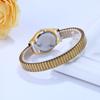 Women's Analog Watch Waterproof Stainless Steel Elastic Band Simple Cute Stylish Casual Business Fashion Watch Gold Women's Accessories Birthday