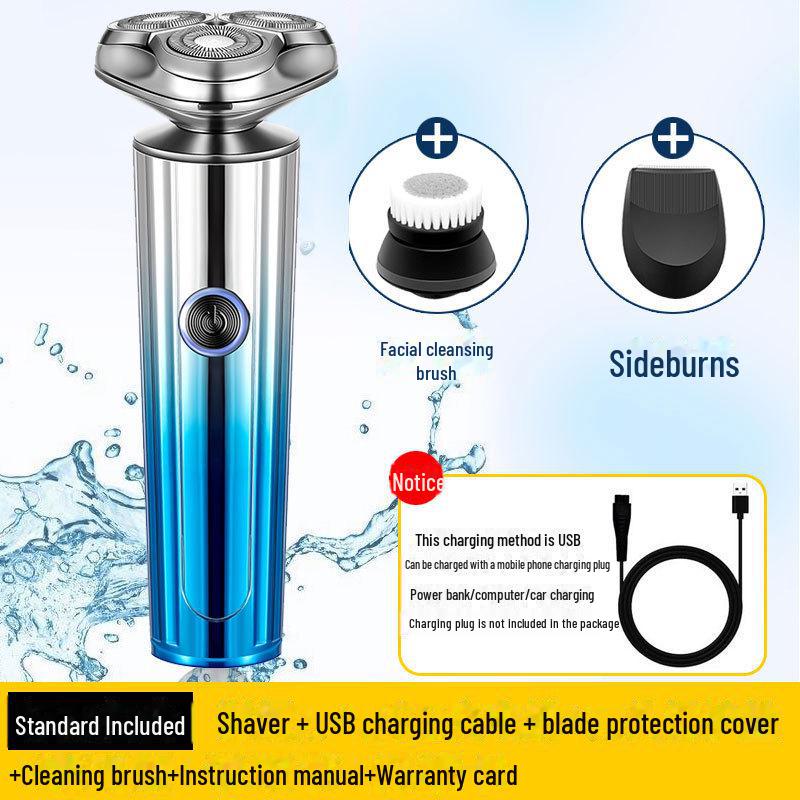 Rechargeable Multifunctional Waterproof Electric Beard Shaver