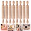 12 Pcs Rolling Pin Mini Stick Toy Photo Prop Model Wooden Micro Landscaping Roller Small Child