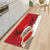 Christmas Kitchen Sand Carpet Doormat Long Floor Mat