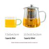 Shandianshui Thickened Heat-Resistant Glass Teapot with Infuser