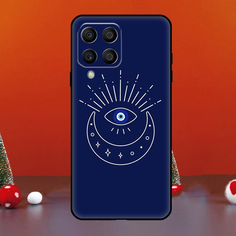 Blue Evil Eye For Samsung Galaxy M52 M32 M12 M11 M21 M31 M13 M33 M35 M53 M55 M15 M14 M34 M54 M06 M16 Case